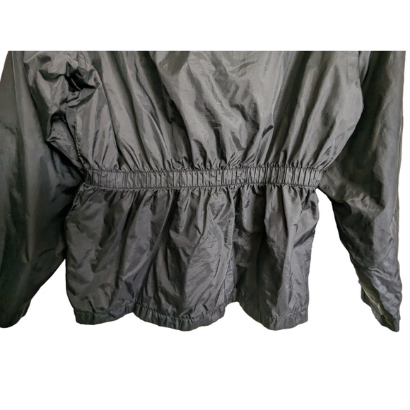Kenneth Cole Reaction Womens Small Black Windbreaker Nylon Full Zip Lightweight - Picture 14 of 16